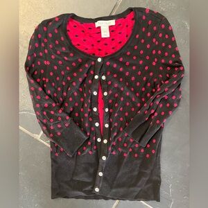 White House, black market size XXS black and pink cardigan